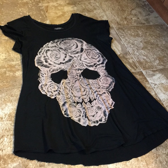 Lauren Moshi Skull Rose Tee - Picture 5 of 6